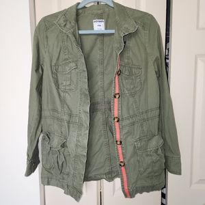 Medium Old Navy Army green Cargo jacket